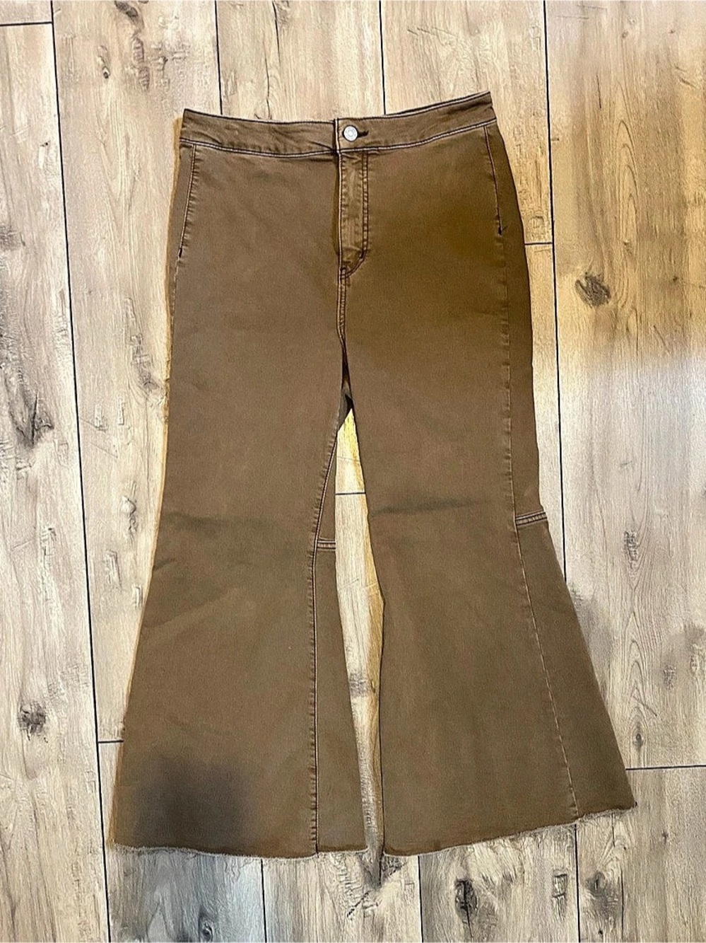 We The Free Women's Brown Flare Pants